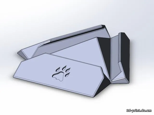 3D-модель "Трехсторонняя подставка для телефона. 30, 45 и 60 градусов"