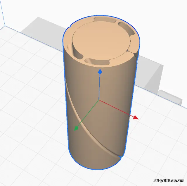 3D-модель "Переходник 18650 на 26650 в фонарик"