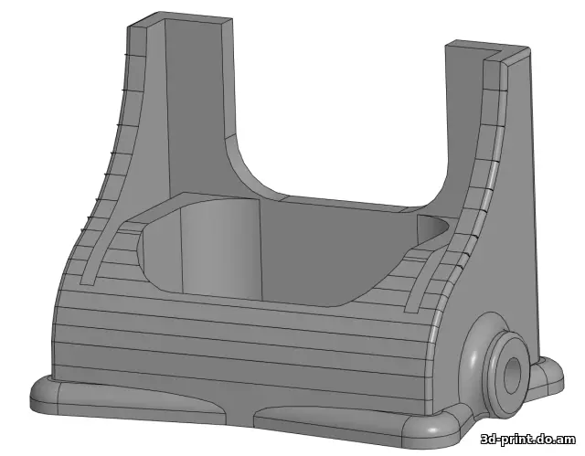 3D-модель "Держатель профиля гипсокартона"