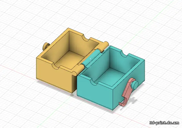 3D-модель "Фильтр для филамента на застёжке"