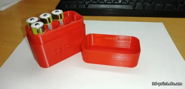 3D-модель "Бокс на 8 АКБ 18650"