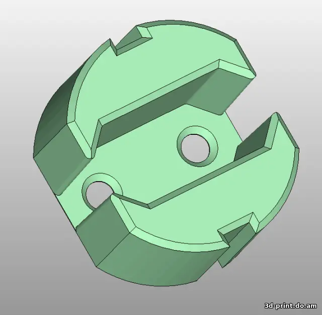 3D-модель "Чтобы вилка не болталась в розетке (под большие вилки)"