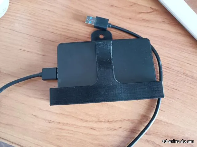 3D-модель "Держатель внешнего HDD для ТВ"