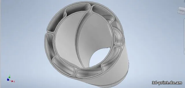 3D-модель "Переходник 18650 на 26650 в фонарик"