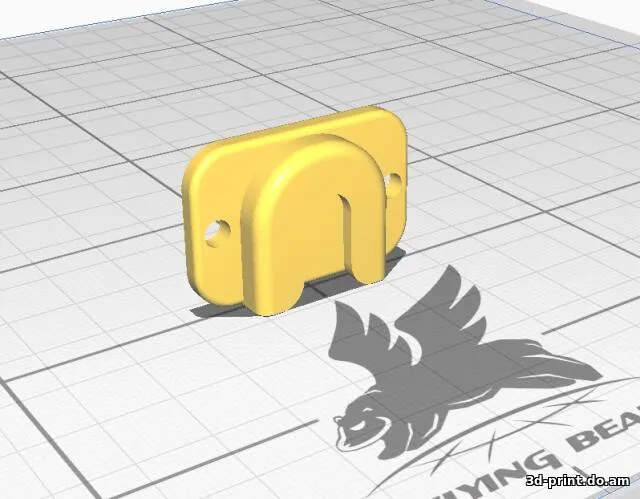 3D-модель "Держатель тангенты. Крепление для тангенты автомобильной радиостанции"