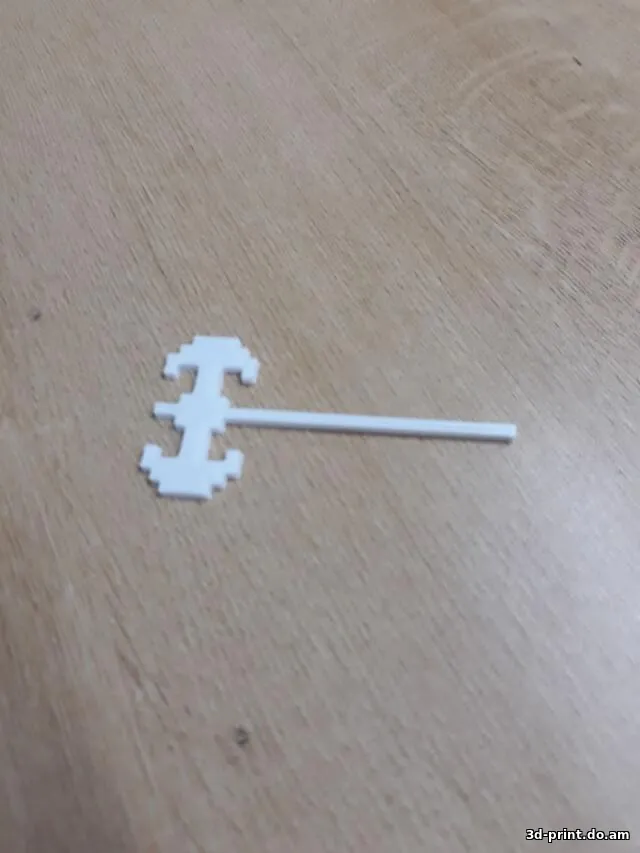 3D-модель "Воксельный боевой мини-топор"