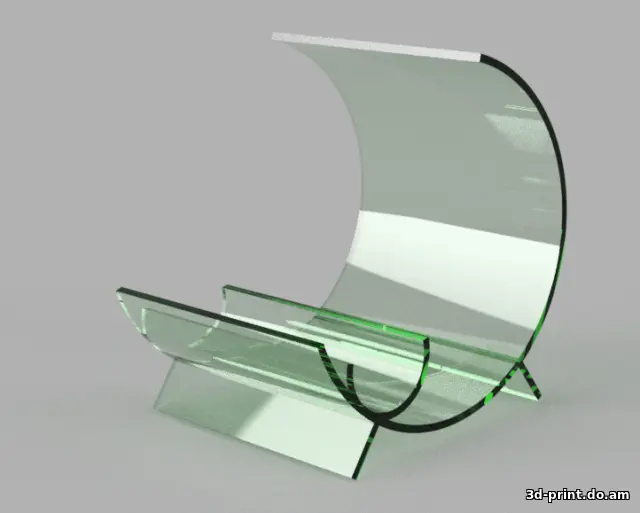 3D-модель "Облегчённый вариант круглой подставки для телефона"