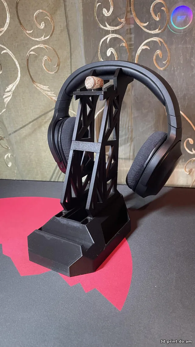 3D-модель "Подставка под телефон + наушники + кольцо"