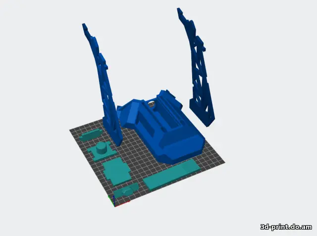 3D-модель "Подставка под телефон + наушники + кольцо"