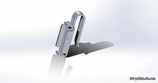 3D-модель "Держатель пульта DOORKHAN на козырек авто"