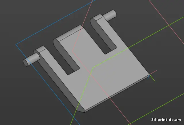 3D-модель "Ножка для клавиатуры ASUS TUF Gaming K1"