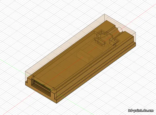 3D-модель "Корпус для флэшки"