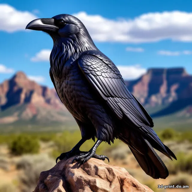 3D-модель "Ворон - Тёмный Вестник"
