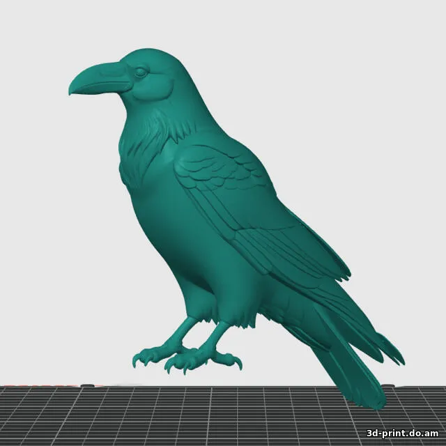 3D-модель "Ворон - Тёмный Вестник" 3D-модель "Ворон - Тёмный Вестник"