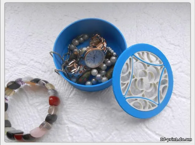 3D-модель "Круглая шкатулка" 3D-модель "Круглая шкатулка"