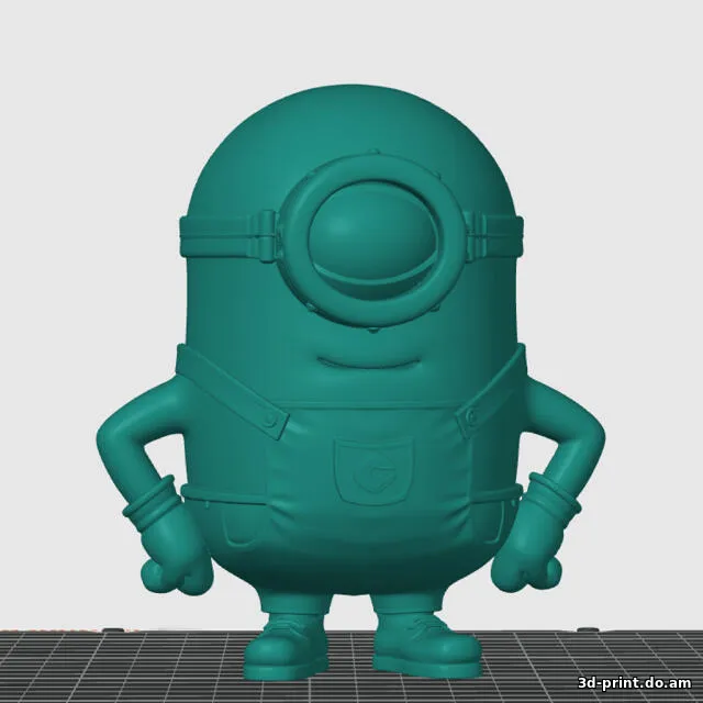 3D-модель "Миньон-трудяга - Бананааа!"