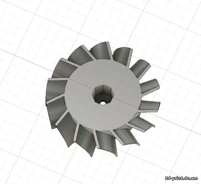 3D-модель "Воздуходувка для Dremel"