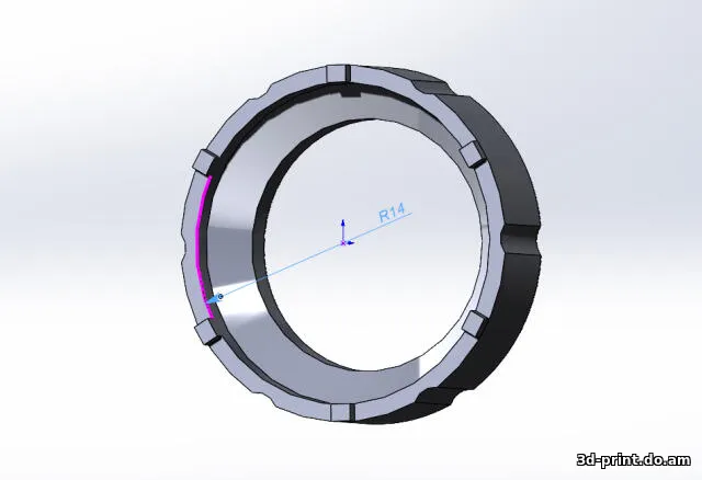 3D-модель "Ключ для наручных часов"