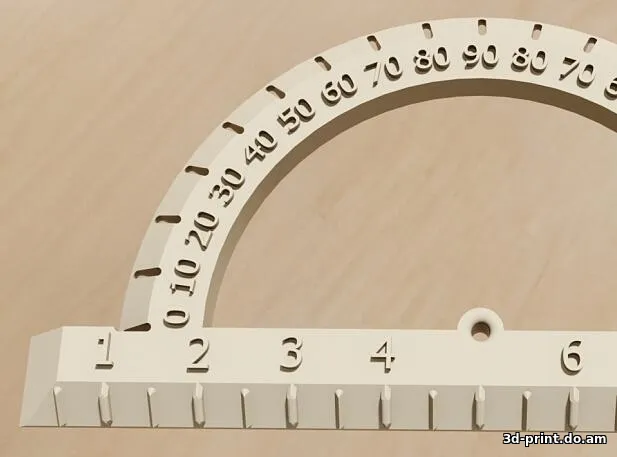 3D-модель "Транспортир"