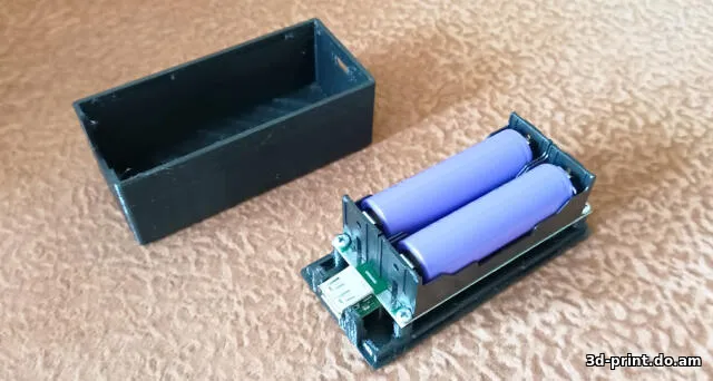 3D-модель "Корпус miniUPS на базе китайского модуля"