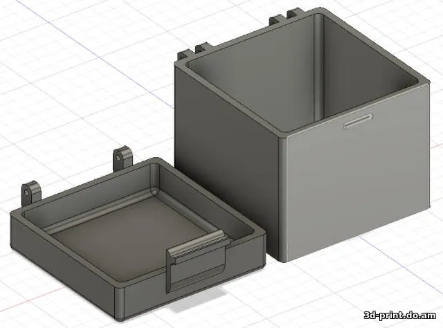 3D-модель "BOX_1 Шкатулка 55х55х55 (50х50х50)"