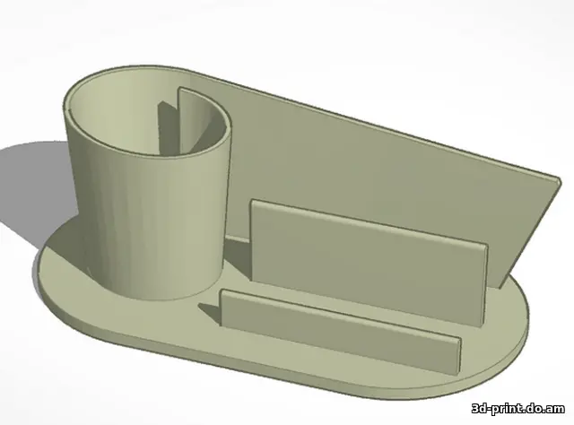 3D-модель "Настольный органайзер-визитница"