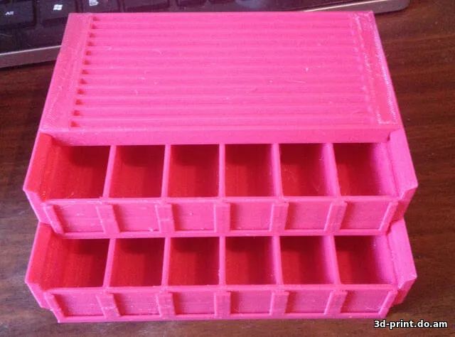 3D-модель "Кассетница-этажерка 6 ячеек"