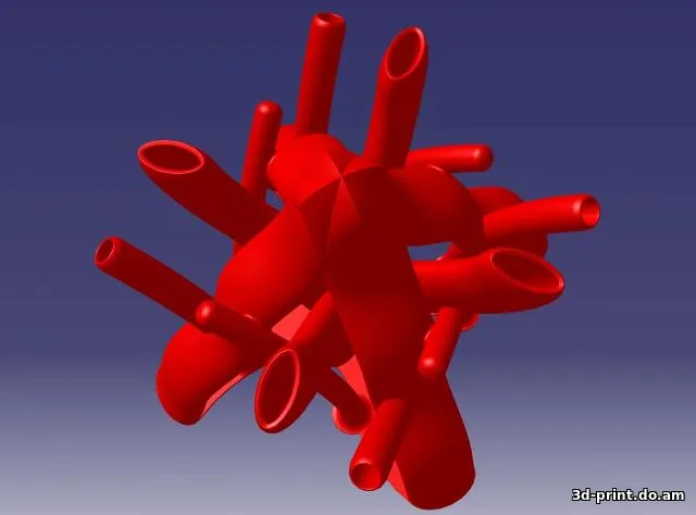 3D-модель "Карандашница - шупальцы" 3D-модель "Карандашница - шупальцы"