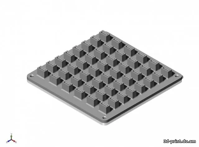 3D-модель "Держатель для USB-флэшек 2"