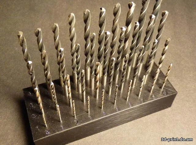 3D-модель "Подставка для свёрл от 1.0 до 4.9 мм"