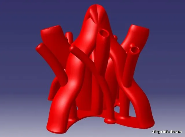 3D-модель "Карандашница - шупальцы" 3D-модель "Карандашница - шупальцы"