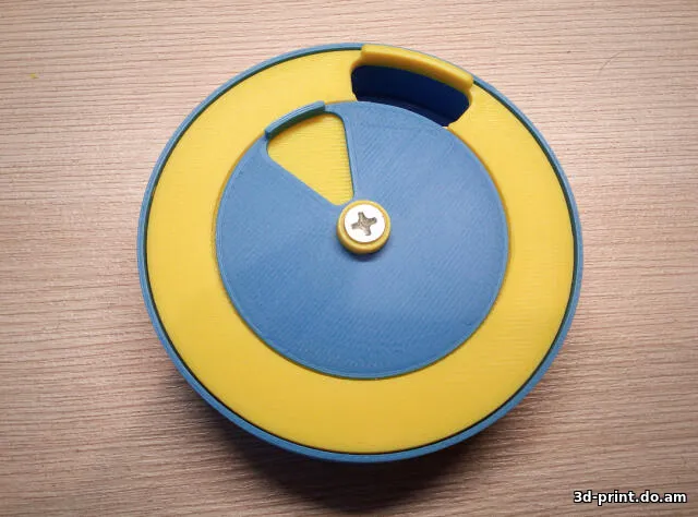 3D-модель "Круглая таблетница 7 дней, утро/вечер"