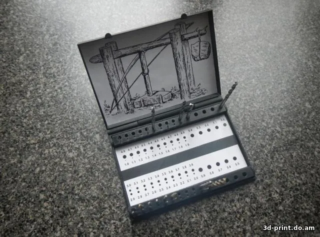 3D-модель "Органайзер для свёрл"
