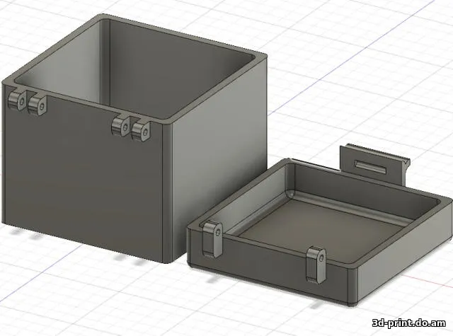 3D-модель "BOX_1 Шкатулка 55х55х55 (50х50х50)"