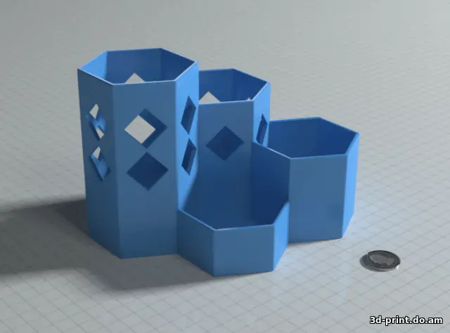 3D-модель "Подставка для ручек и карндашей"