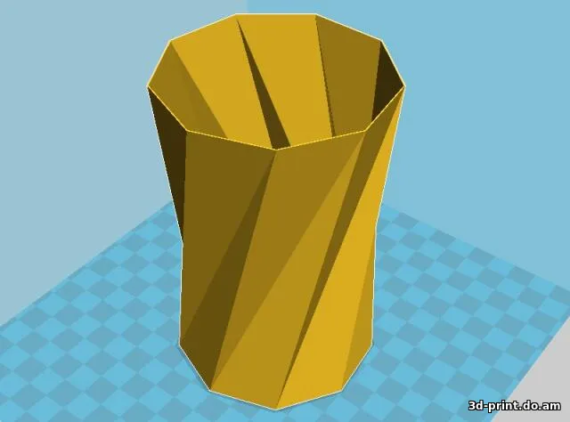 3D-модель "Удивительная ваза 2"