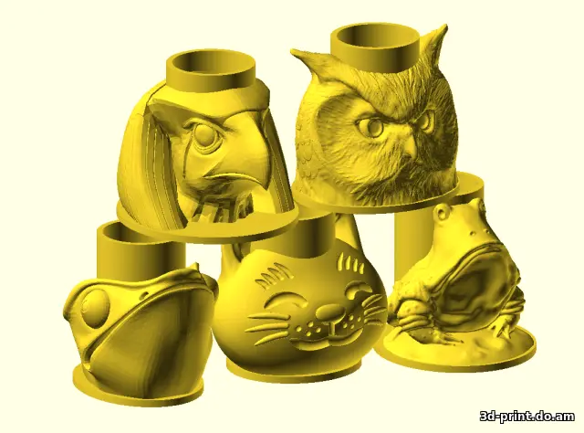 3D-модель "Карандашницы (5-1)"