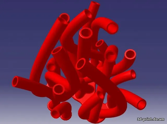 3D-модель "Карандашница трубчатая"