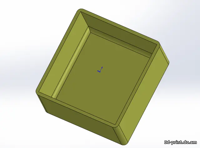 3D-модель "Бокс для хранения SD карт (вмещает 20 штук)"