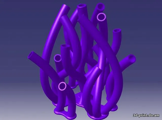 3D-модель "Карандашница трубчатая"
