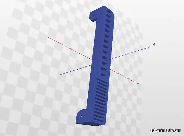 3D-модель "Флэшецница на стенку"