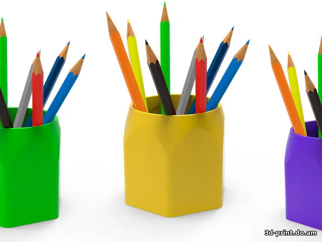 3D-модель "Подставка для Карандашей, Карандашница"