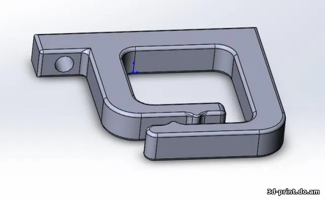 3D-модель "Кабельный органайзер вертикальный для 19" шкафов"