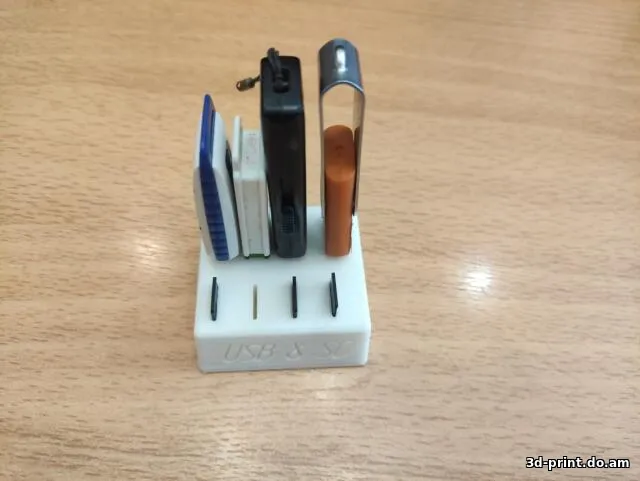 3D-модель "mini Органайзер для флешек"