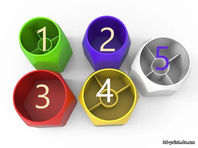 3D-модель "Подставка для Карандашей, Карандашница"