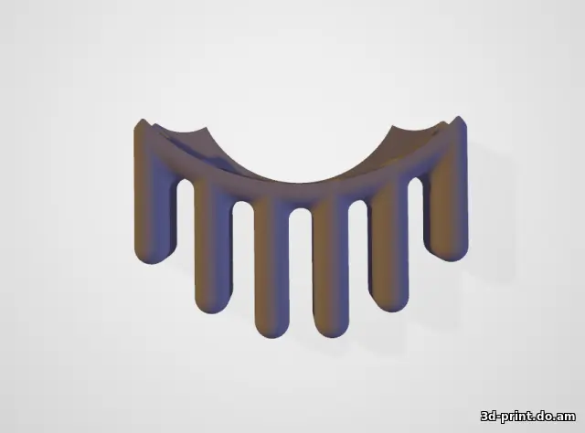 3D-модель "Настенный органайзер для ручек" 3D-модель "Настенный органайзер для ручек"