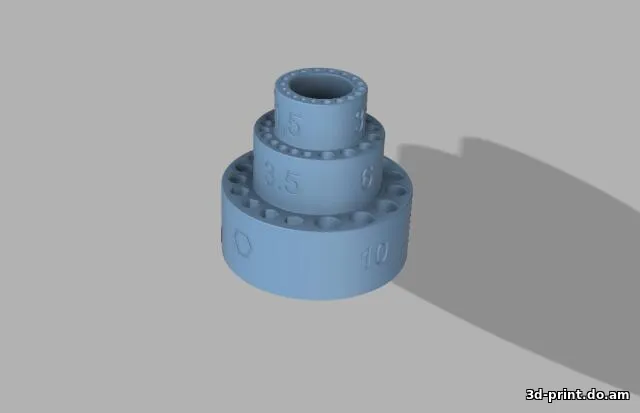 3D-модель "Подставка (органайзер) для сверл"