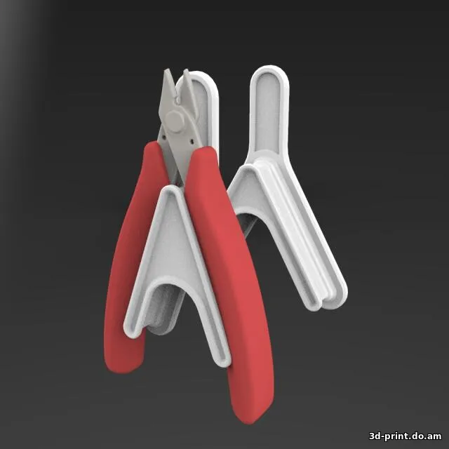 3D-модель "Организация мастерской: Держатель для кусачек и для пасатижей"