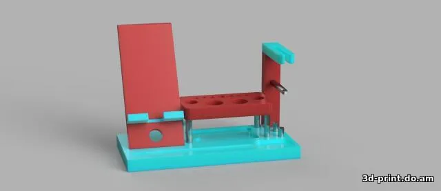 3D-модель "Органайзер с подставкой для телефона"
