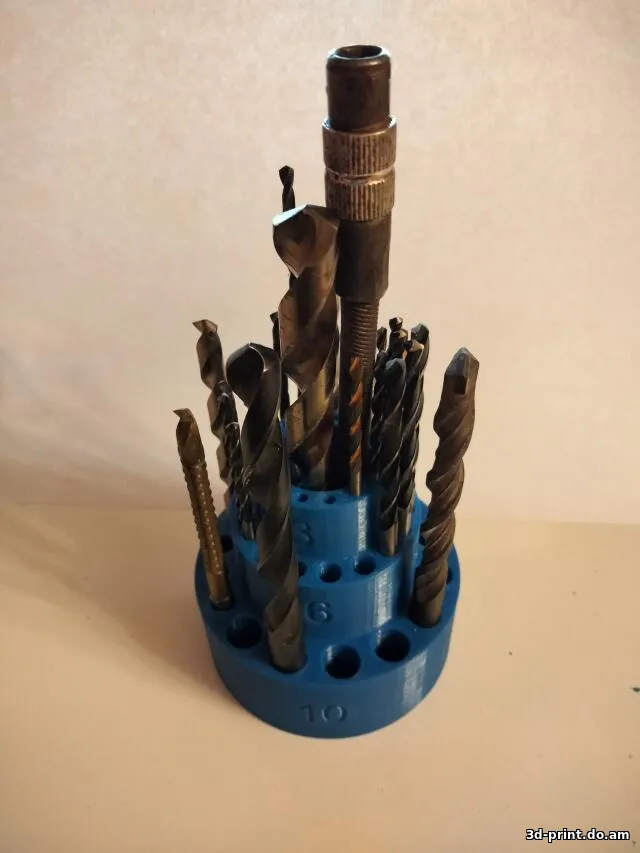 3D-модель "Подставка (органайзер) для сверл"